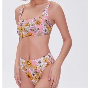 Forever 21 Floral Bikini
